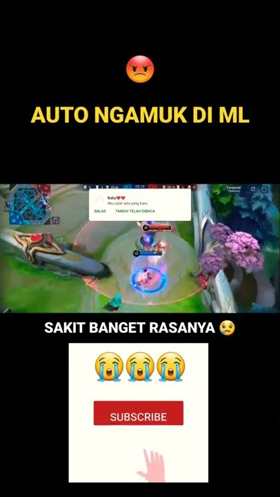 DIPUTUSIN PACAR PAS LAGI MAIN ML AUTO NGAMUK DI LAND OFF DOWN #shorts #lancelot #mlbb