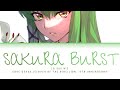 Code Geass Lelouch Of The Rebellion (Ending) | Cö shu Nie - Sakura Burst Lyrics_Kan/Rom/Eng)