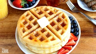 Gluten Free Waffles {Dairy-Free & Vegan Option}