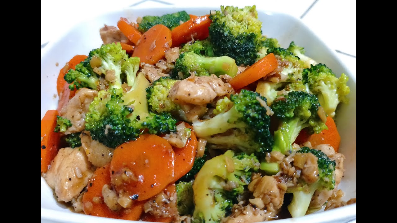 Stir Fry Chicken, Broccoli and Carrots YouTube