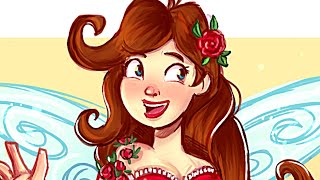 Rose fairy 🌹 speedpaint 🌹