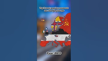 Top 3 most popular comments are changing Europe 🌍🇪🇺 #mapping #top #map #geography #flags #shorts