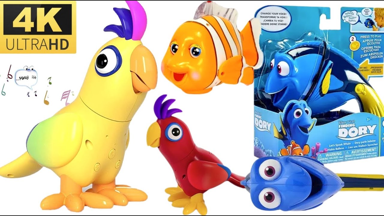 New toy | UNBOXING SMART PARROT | FINDING DORY | ROBOFISH| ASMR