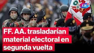 Balcázar y Arroyo proponen que FF.AA. custodien material electoral | #LR