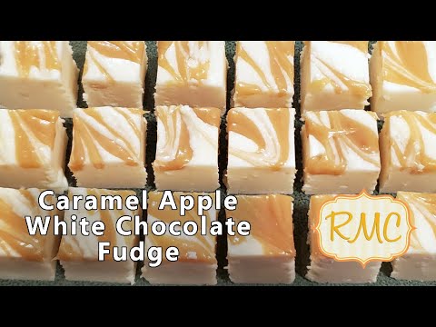 Randy Makes Caramel Apple White Chocolate Fudge - YouTube
