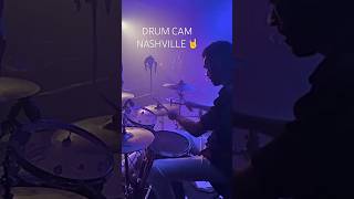 DRUM CAM LIVE IN NASHVILLE, TN! #drums #drummer #music #live #tour #nashville #drum #drumming #show
