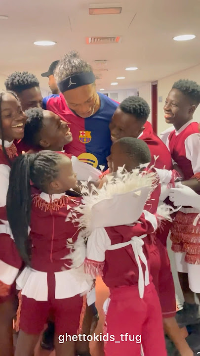 Ghetto Kids - Meet the Legend Ronaldihno in Qatar #ghettokids #dance