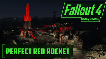 Perfect Red Rocket Truck Stop - Building with Mods - Fallout 4