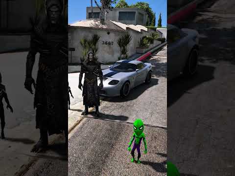 VENOM NAI UDA DI SPIDERMAN KI CAR ||  #gta6leaks #gta #gta5 #spiderman #nobita #viralgta #venom