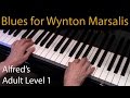 Blues for Wynton Marsalis (Elementary Piano Solo) Alfred