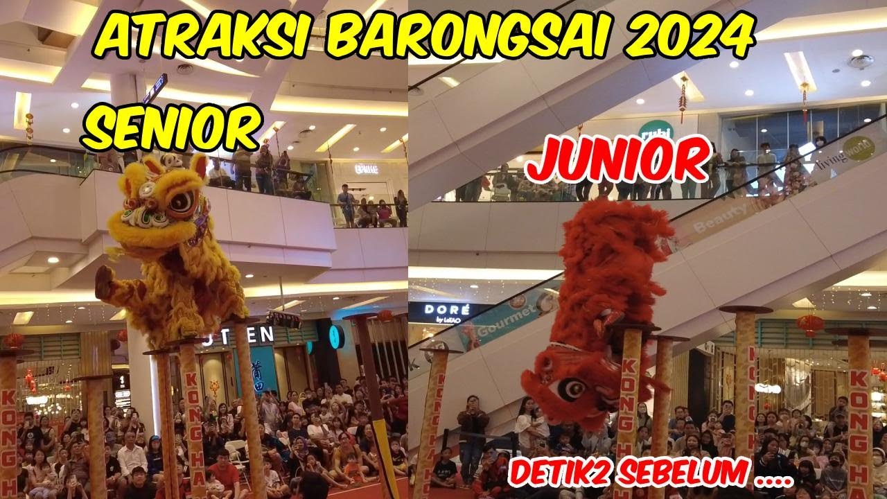 ATRAKSI BARONGSAI 2024 MAL LIVING WORLD BY KONG HA HONG, SANG JUARA DUNIA 5X | PERAYAAN IMLEK 2024!!