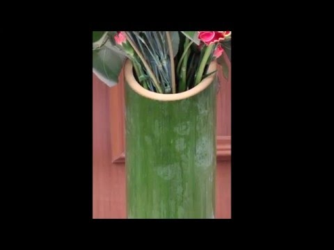 竹 花瓶 竹花瓶 花器 竹花器 竹筒 筒 Youtube