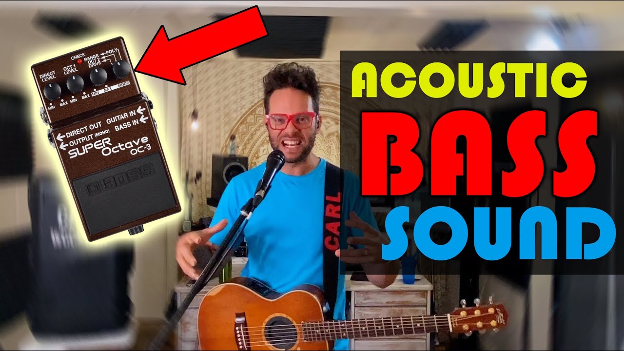 Installeren Stimulans Vergelijking How to get a Bass / Octave sound for Acoustic Guitar - YouTube