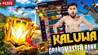 Kaluwa Headshot King Top 1 Grandmaster Rank Push Live Free Fire #freefire #grandmaster #live