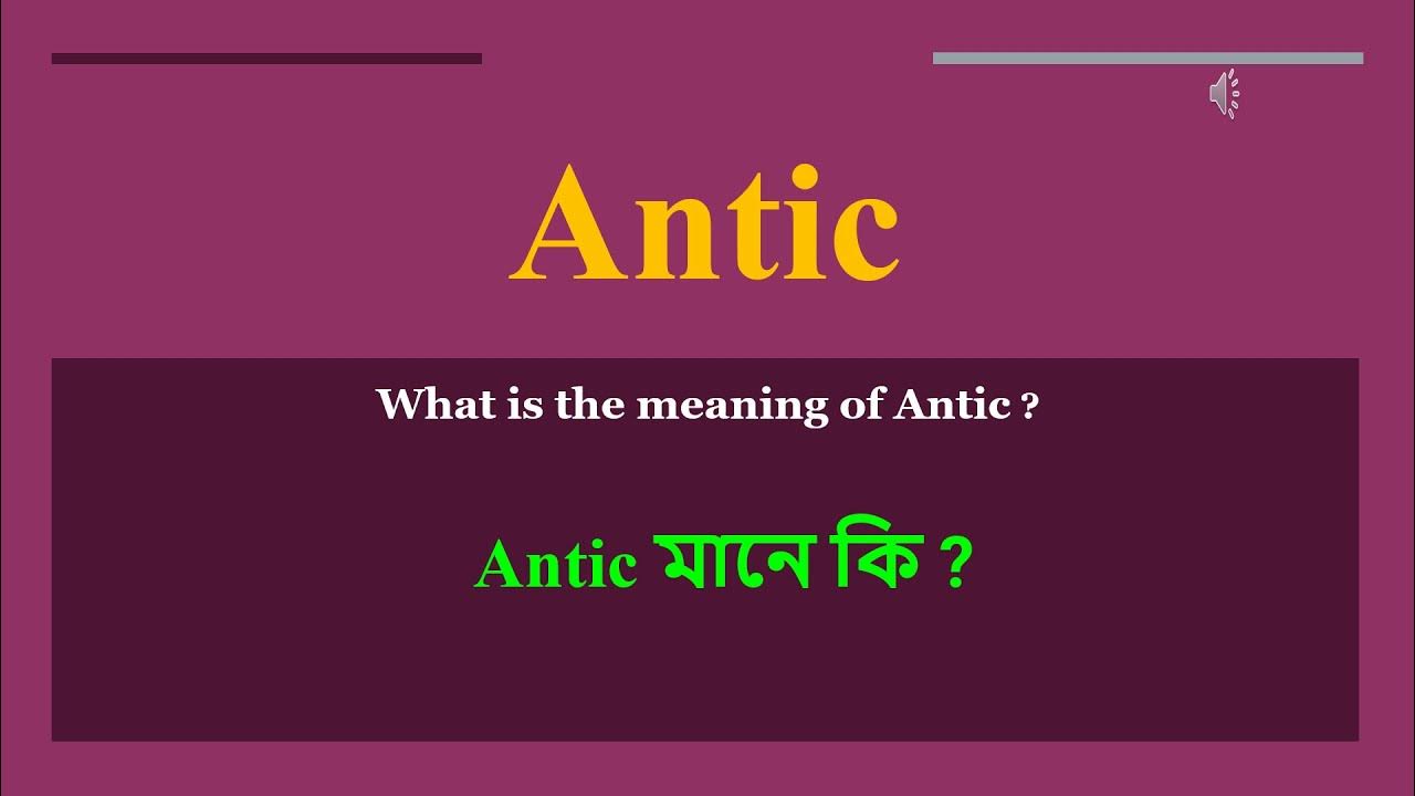 antic-meaning-in-bengali-antic-mane-ki-daily-use-english-words