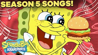 Season 5 SpongeBob Songs Compilation! 🎤 ft. Every Song from 