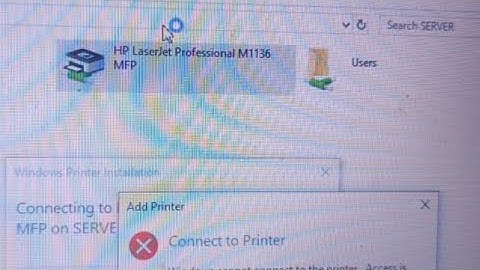 Connect to PrinterWindows cannot connect to the printer Access is denied windows11 #youtubeshorts