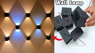 How To Make Wall Hanging Light | Antique Wall Lamp | Diy Decor Wall Light | Decoration Ideas 2022