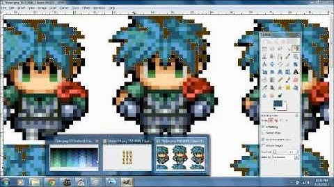 How to Recolor an RPG Maker VX Sprite