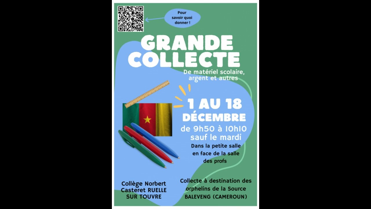 REPORTAGE : grande collecte pour le Cameroun