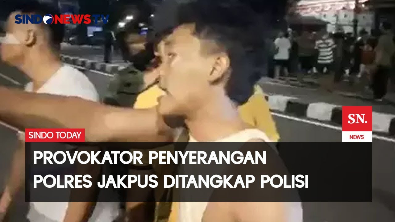 Polres Jakpus Diserang Massa, 6 Provokator Ditangkap Polisi, 3 Lainnya Kabur | Sindo Today | 01/09