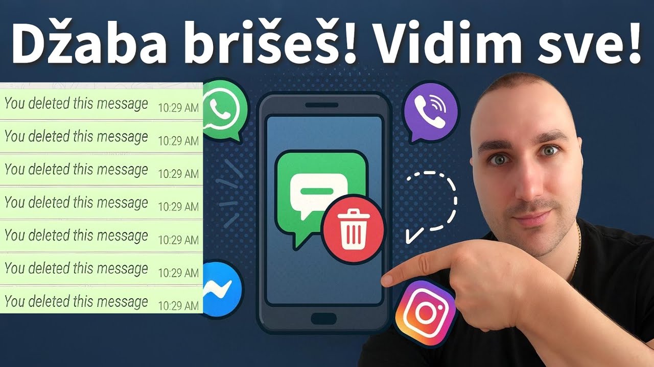 OVAKO se čitaju OBRISANE poruke na Andoridu! Whatsapp, IG, FB, Viber. Obrisane, a nisu obrisane?!