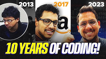 10 Years of Coding in 10 MINUTES | Everything I