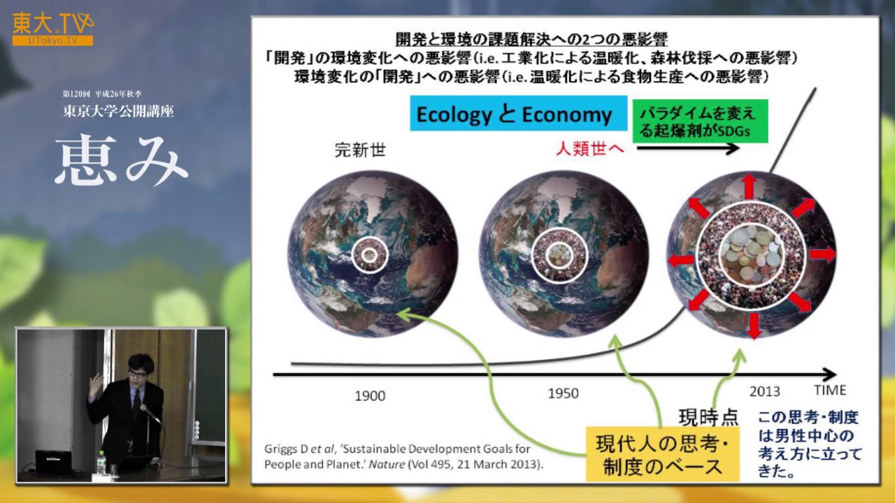 北村友人「『持続可能な開発のための教育（ESD）』と平和な国際社会の実現」ー公開講座「恵み」2014