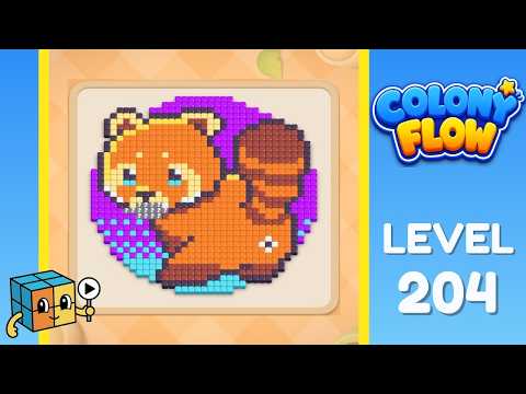 Colony Flow Level 204 Walkthrough Solution