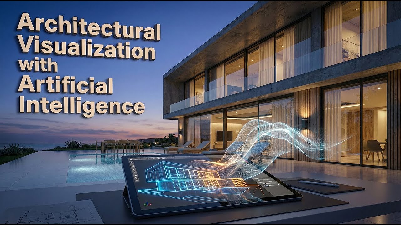 Architectural Visualization Course for Villa Projects with Artificial Intelligence