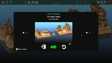 Poly Bridge 2 3-09: Wibbly Wobbly