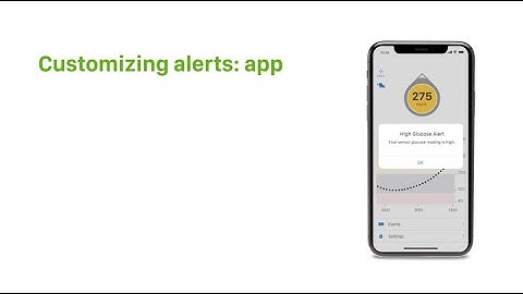 Dexcom G6 — How to Customize Alerts On Your G6 App