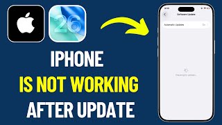 Fix iPhone Not Working After Update (2025) | iOS Update Problem Solved! 🔥
