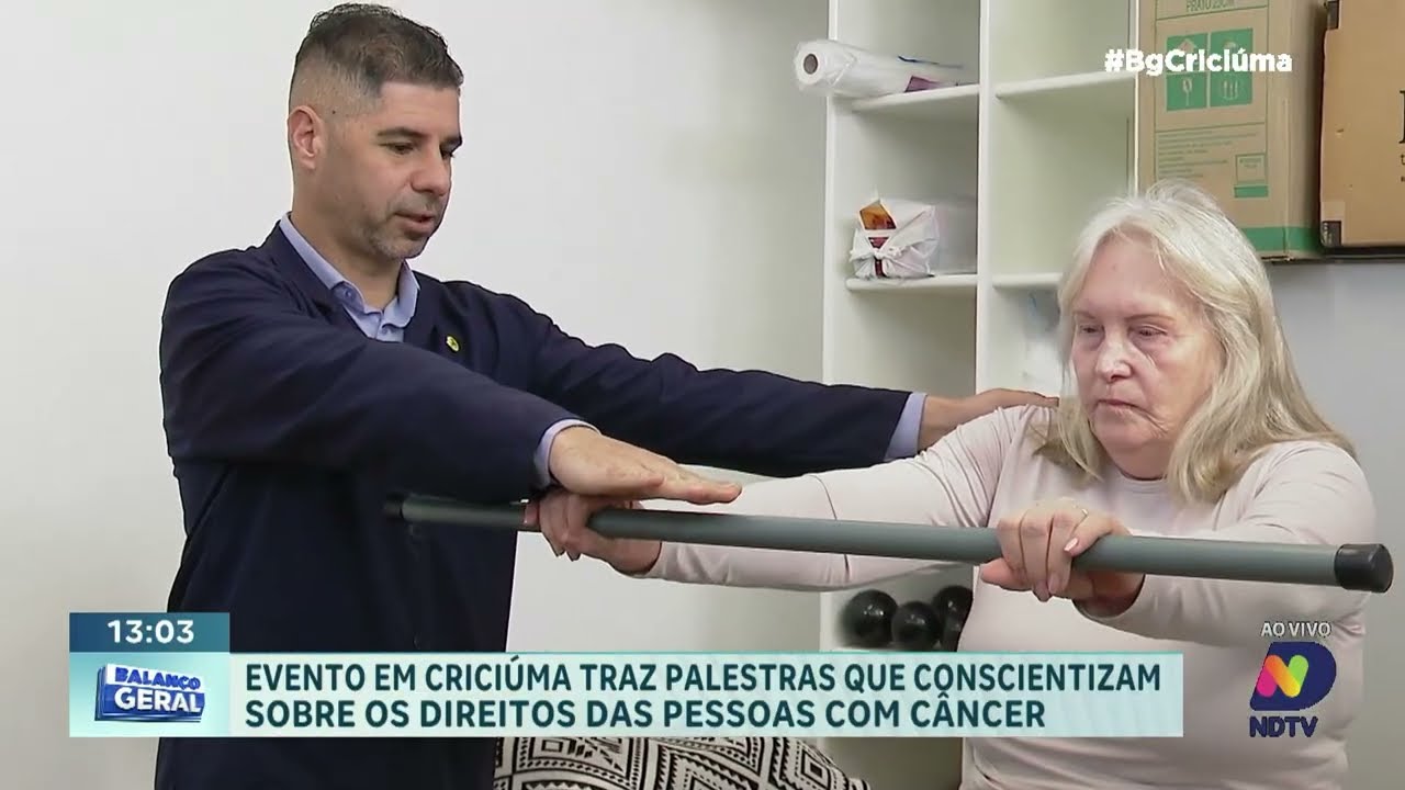Evento em Criciúma destaca direitos das pessoas com câncer