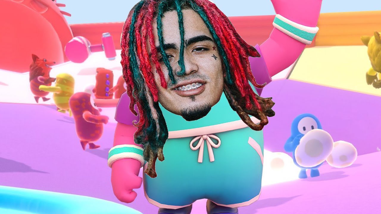 Falling in Lil Pump's Gold Mine Fall Guys 1 YouTube