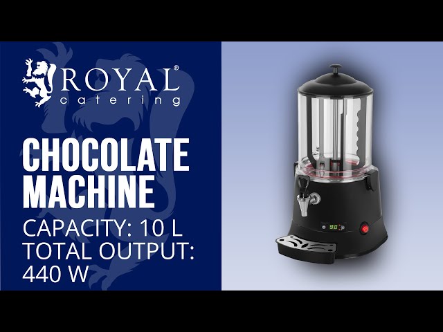 Hot chocolate machine Hot milk dispenser 10L is used for melting