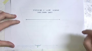 Dividing a line segment into equal parts