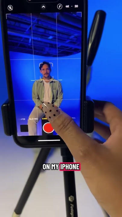 How to Film Yourself like a Pro IPhone Edition