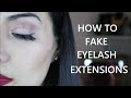 Applying Fake Eyelashes Under Natural Lashes Method