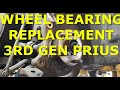 PRIUS WHEEL BEARING REPLACEMENT with basic tools 2010-2015