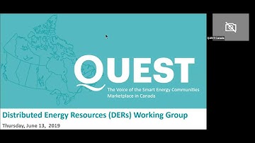 Webinar - Distributed Energy Resources Working Group