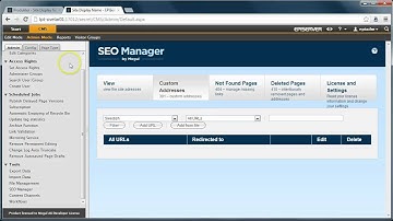 SEO Manager - Delete custom redirect URL