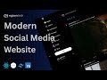 Build a Social Media Website UI Like Twitter/X with Next.js 15, React, Tailwind CSS v4 & TypeScript