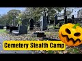 Solo Stealth Camping in a Graveyard for Halloween - UK Wild Camping