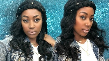 Easy Halo Braid on Wig Tutorial feat. Eullair Hair