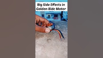 Big Side Effect Problem in Gold Bldc Motor #shorts