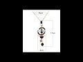 HL1 Wood Beads Sweater Necklace