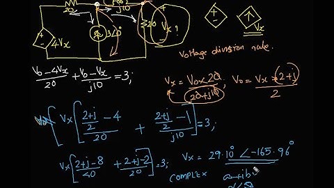 Dependent source based node mesh analysis KTU ECT205 NETWORK  THEORY S3 module 1 part3 19-20 scheme