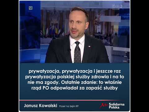 Jedynym pomysłem Platformy Obywatelskiej na służbę zdrowia jest prywatyzacja!