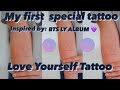 Love Yourself BTS tattoo. BTS Best Idea to have tattoo.